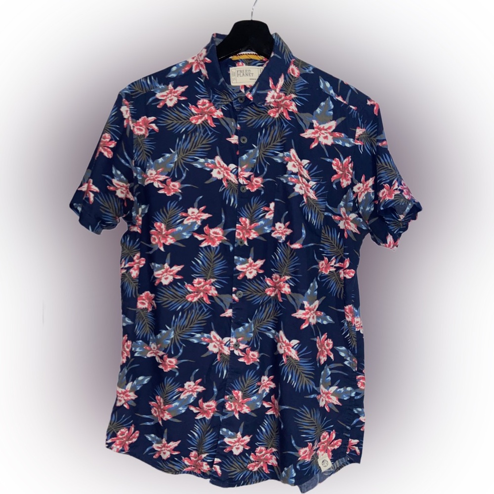 flower print resort shirt
